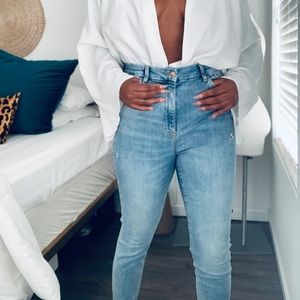 H&M High Waisted Soft Stretch Jeans